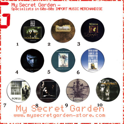 Fields Of The Nephilim- Dawnrazor, Elizium Album Pinback Button Badge Set ( or Hair Ties / 4.4 cm Badge / Magnet / Keychain Set )